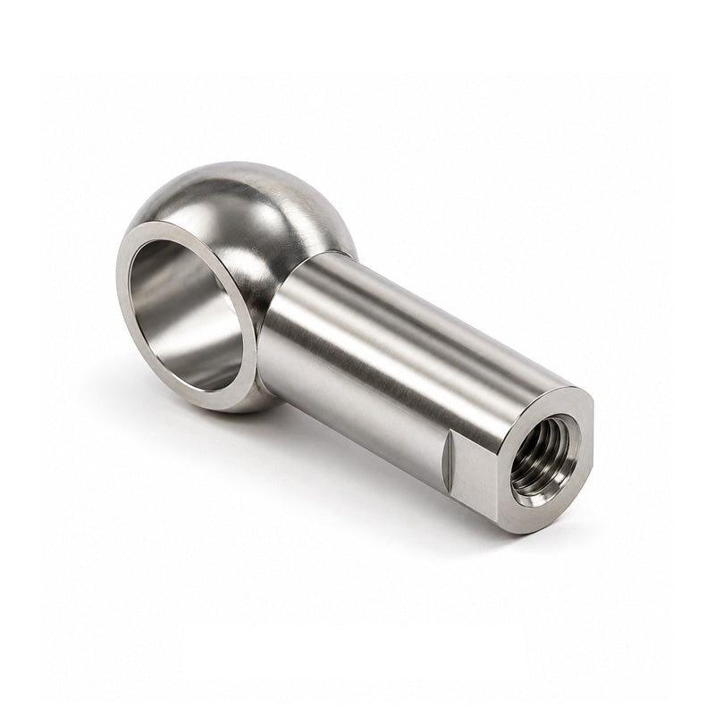 Chiavette A10SS Left Hand Stainless Steel Ball Socket with Internal Snap Ring 10mm Ball Diameter M6 Thread - Allow 2-3 Days