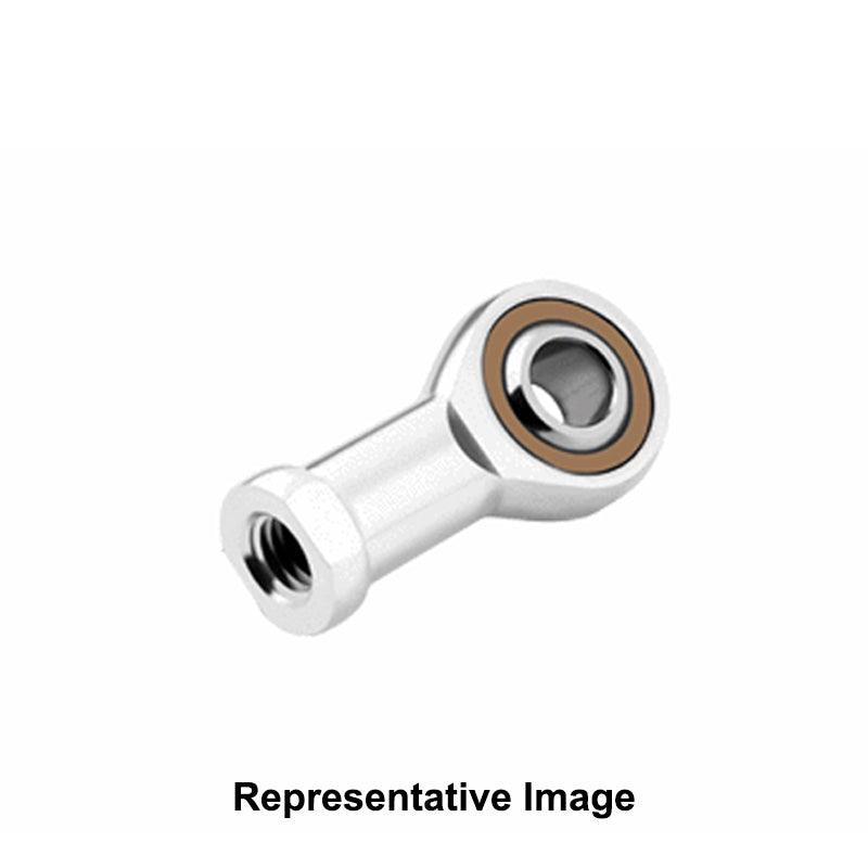 Chiavette CFL6 Left Hand Steel / Bronze Lined Plain Female Rod End 6mm Bore M6 Thread - Allow 2-3 Days