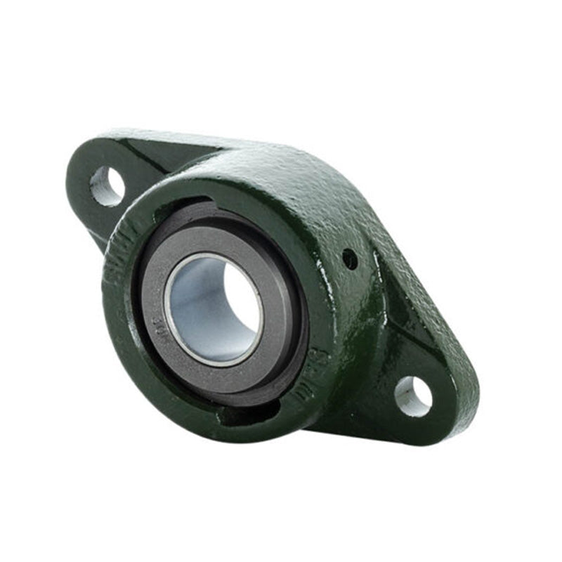 Major Brand DF10-56E-DU Imperial Cast Iron Two Bolt Oval Flanged Housing with 3-1/2 inch Bore Steel Insert - Allow 3-4 Weeks
