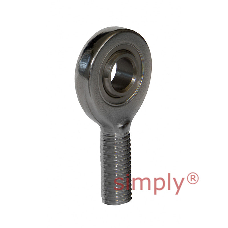 Fluro EA80DNIRO Right Hand Stainless Steel / PTFE Lined Maintenance Free Male Plain Rod End M64x4 Thread
