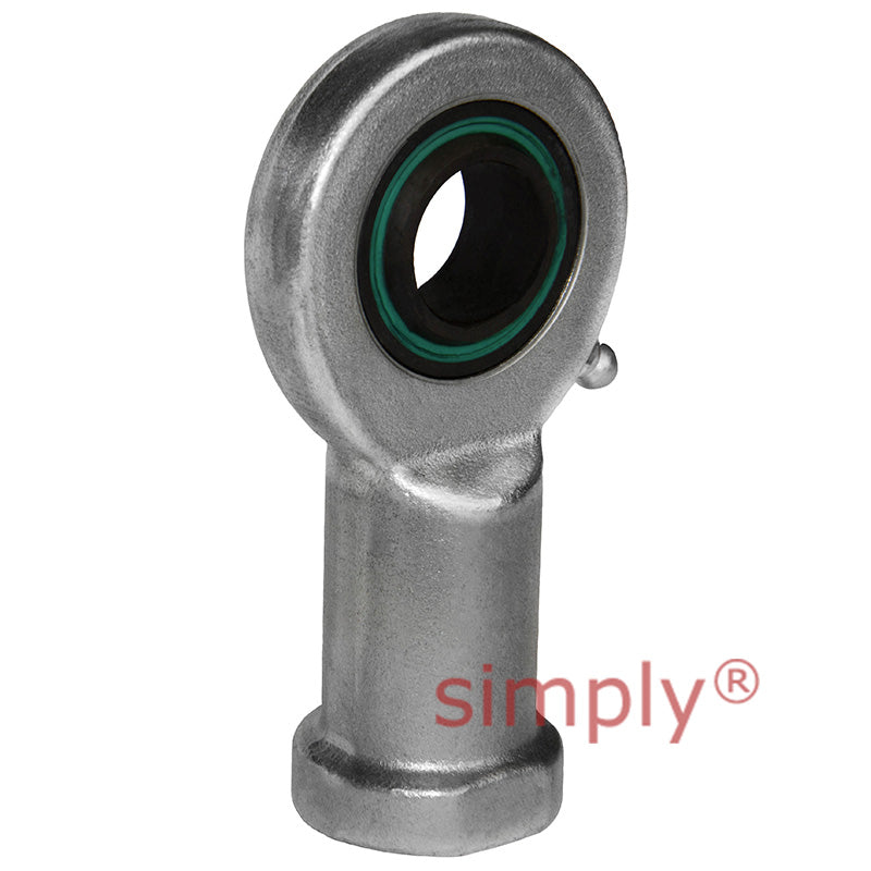 Fluro EIL252RS Left Hand Zinc Plated Steel Female Plain Rod End M24x2 Thread