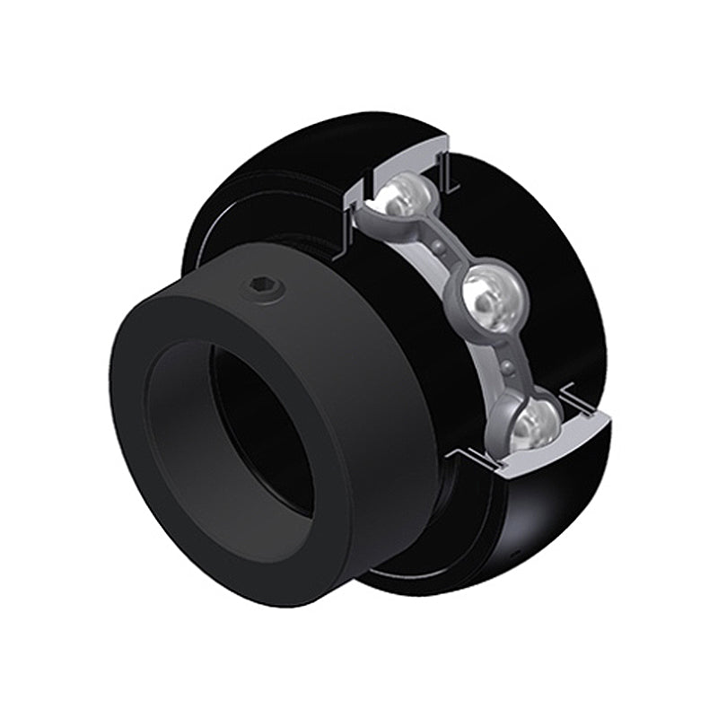 SNR EX202-10G2T20 Imperial Full Width Spherical Outer High Temp Bearing Insert 5/8 inch Bore 47mm Outside Diameter with Eccentric Collar - Allow 2-3 Days