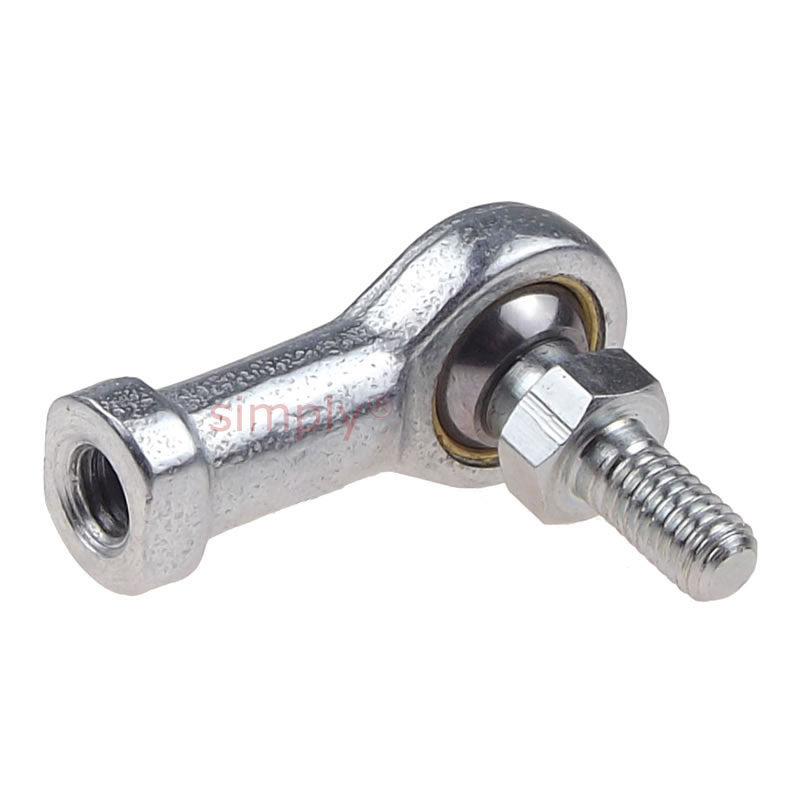 Dunlop FBL-M05S Left Hand Metric Steel / Bronze Lined Maintenance Required Studded Female Rod End M5x0.8 Thread - Allow 7-10 Days