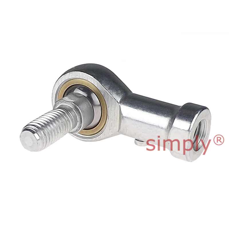 Fluro GIS12BO Right Hand Steel / Bronze Lined Maintenance Free Studded Female Rod End M12 Thread