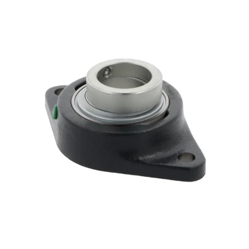 INA RCJTY2 Two Bolt Cast Iron Oval Housing with Grub Screw Insert 2 inch Bore