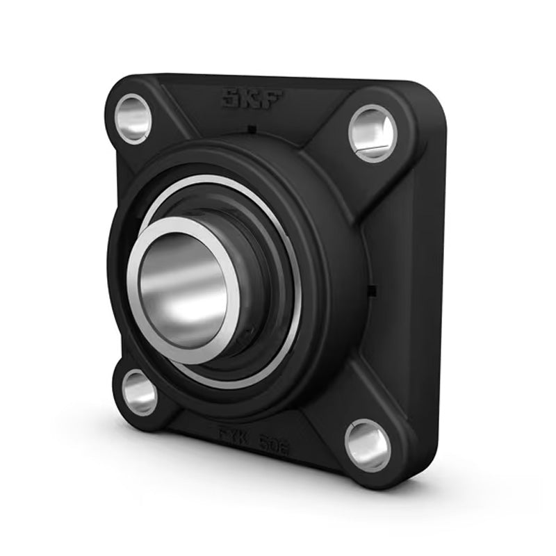NTN UCFG214D1 Metric Four Bolt Square Steel Flange Housing with 70mm Bore Insert - Allow 2-3 Days