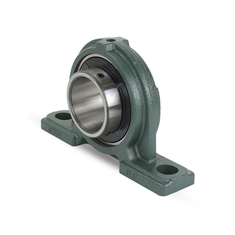 NTN UCPE204D1 Metric Ductile Cast Iron Two Bolt Pillow / Plummer Block Housing with 20mm Bore Insert - Allow 2-3 Days