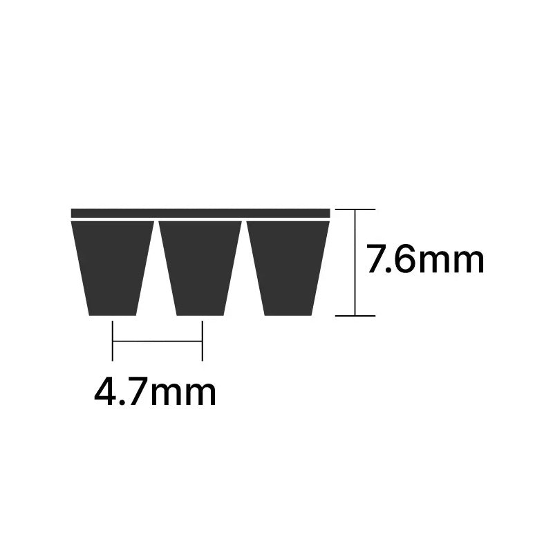 1321PL/520L Pix Poly V Multiple Ribbed Belt 1321mm/52 inch Length with 9 Ribs Allow 2-3 Days