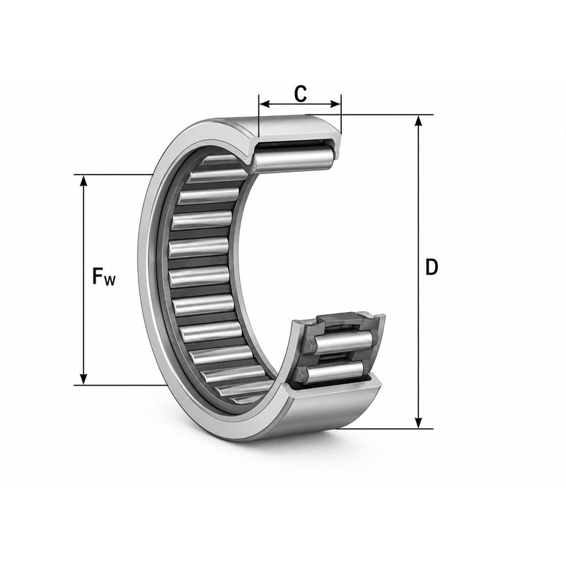 INA RNAO20-28-13 Machined Needle Roller Bearing 20x28x13mm - Allow 1-2 Days - Contact Us For Faster Delivery