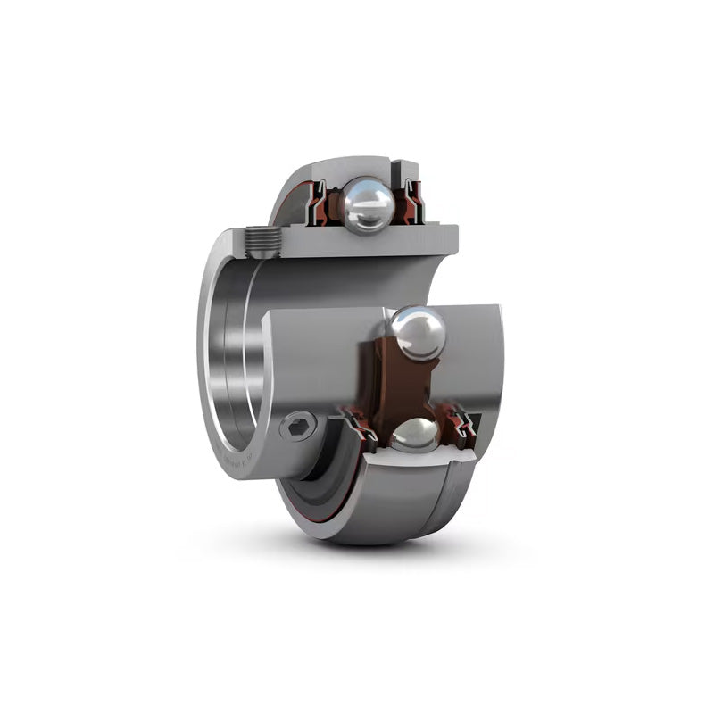 SKF YAR204-2RF/HV Grub Screw Bearing Insert with Food-Grade Grease 20mm Bore 47mm Outside Diameter