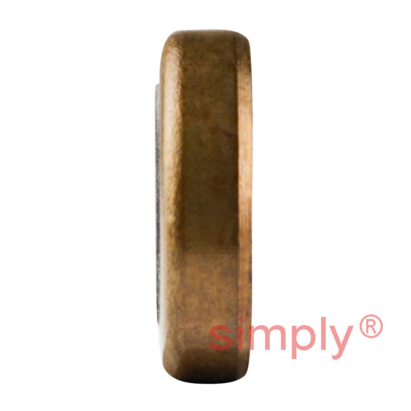 0.18x0.5x0.12 inch Metal Cased Nitrile Rubber Rotary Shaft Oil Seal Springless Design VB Style