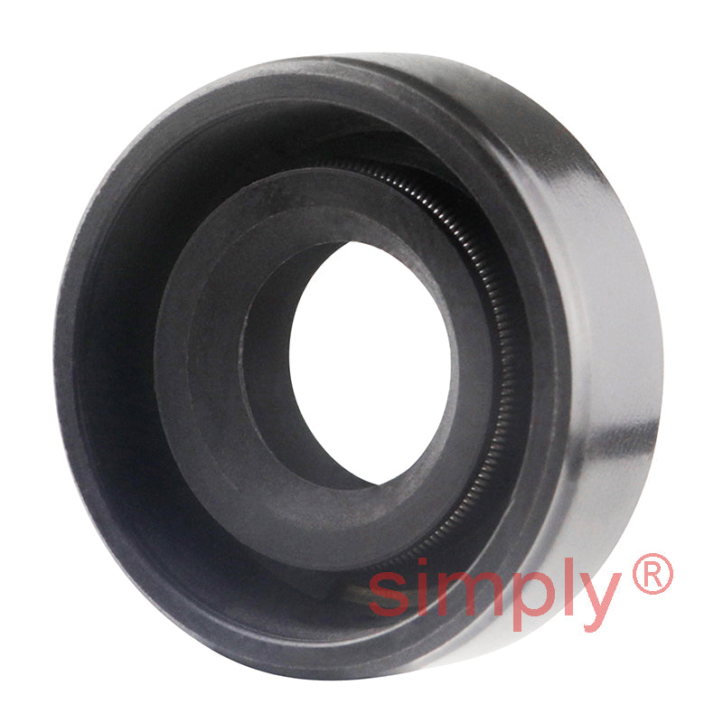 0.75x1.18x0.25 inch Nitrile Rubber Single Lip Rotary Shaft Oil Seal with Garter Spring R21 / SC