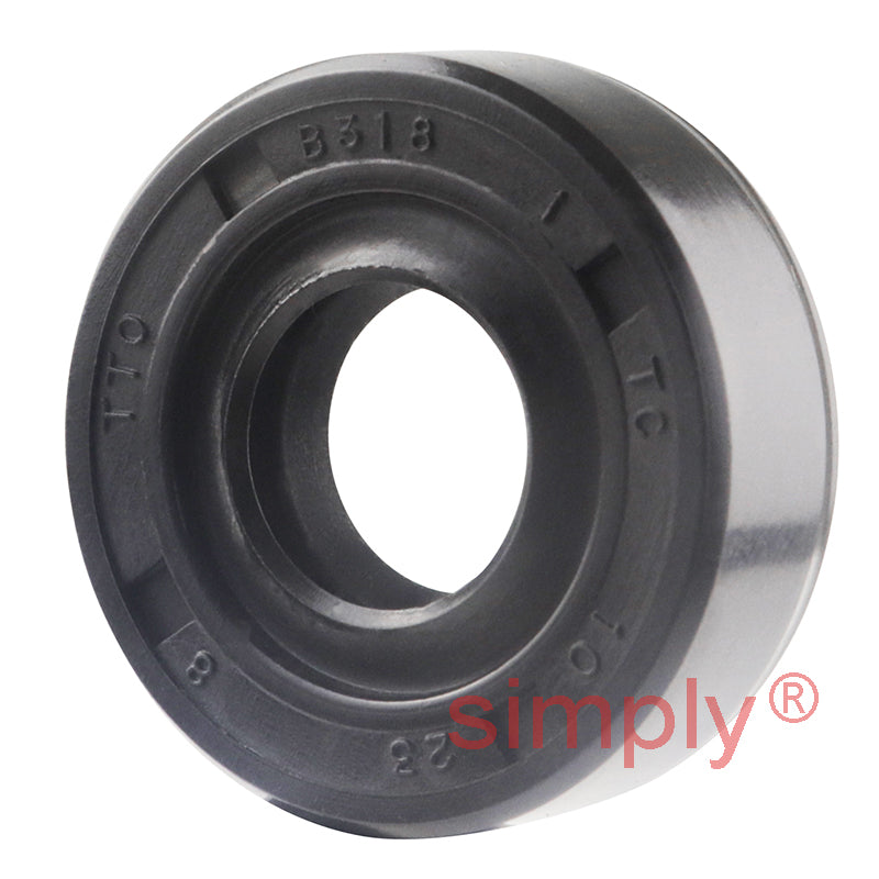 0.75x1.18x0.25 inch Nitrile Rubber Single Lip Rotary Shaft Oil Seal with Garter Spring R21 / SC