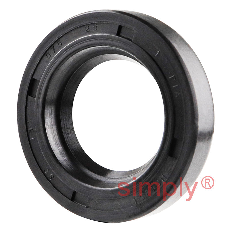 0.75x1.31x0.25 inch Nitrile Rubber Single Lip Rotary Shaft Oil Seal with Garter Spring R21 / SC