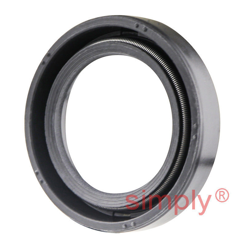 0.87x1.25x0.25 inch Nitrile Rubber Single Lip Rotary Shaft Oil Seal with Garter Spring R21 / SC