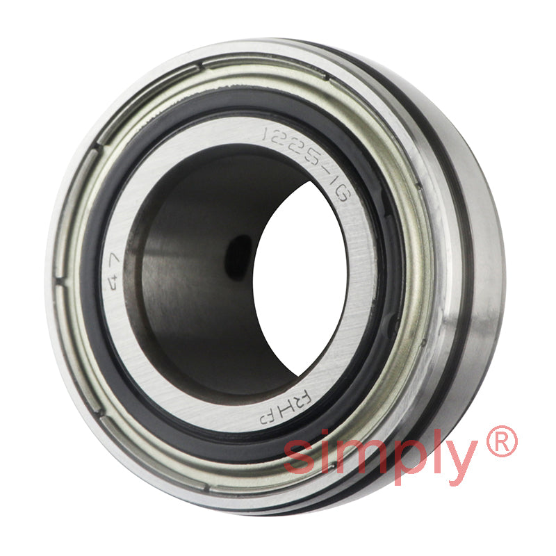 RHP 1225-1G Spherical Outer Flat Back Bearing Insert 1 inch Bore 52mm Outside Diameter