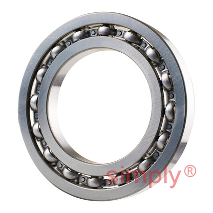 Major Branded 16011 Open Deep Groove Ball Bearing 55x90x11mm