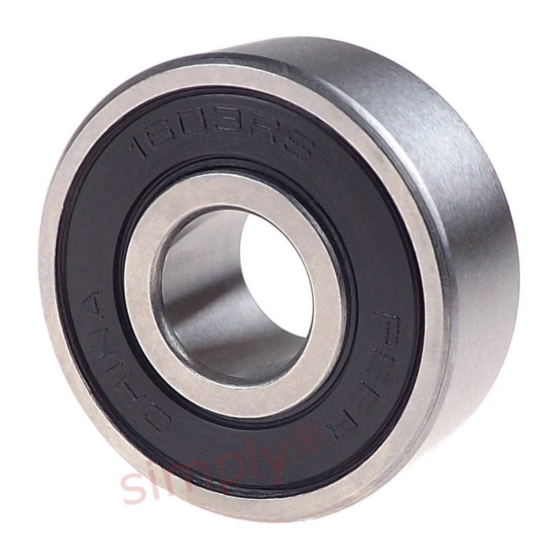Major Branded 16032RS Rubber Sealed Deep Groove Ball Bearing 0.3125x0.875x0.34375 inch