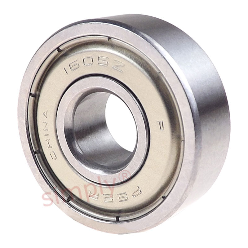 Major Branded 1605ZZ Metal Shielded Deep Groove Ball Bearing 0.3125x0.9062x0.3125 inch