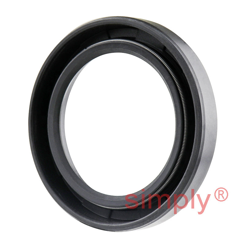 1.12x1.62x0.25 inch Nitrile Rubber Single Lip Rotary Shaft Oil Seal with Garter Spring R21 / SC
