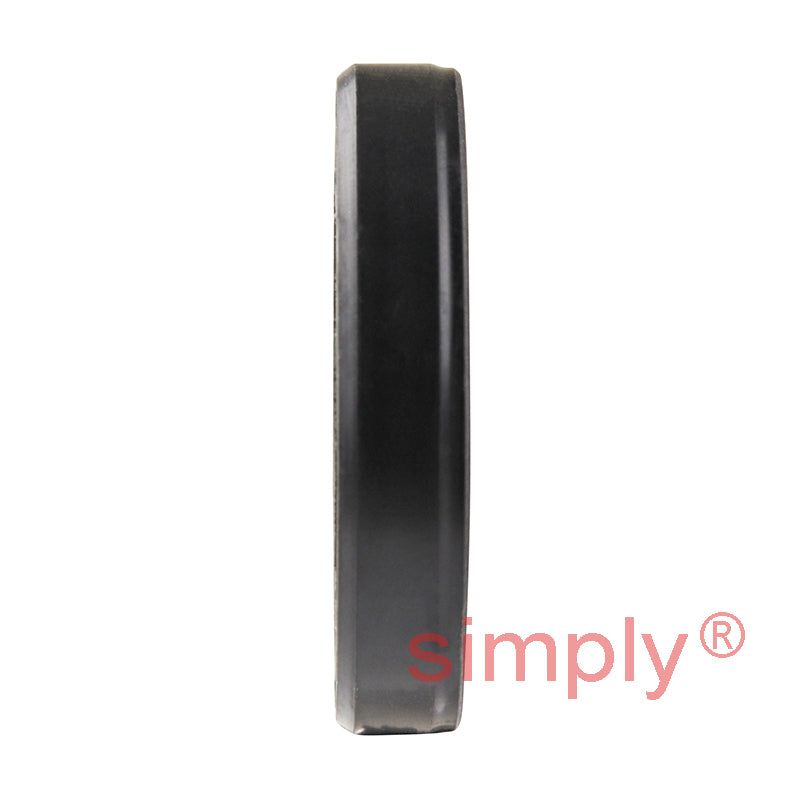 1.12x1.68x0.31 inch Nitrile Rubber Double Lip Rotary Shaft Oil Seal with Garter Spring R23 / TC Style