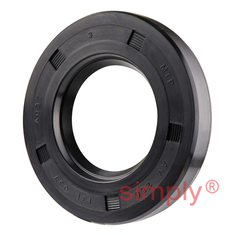 1.31x2.5x0.37 inch Nitrile Rubber Single Lip Rotary Shaft Oil Seal with Garter Spring R21 / SC