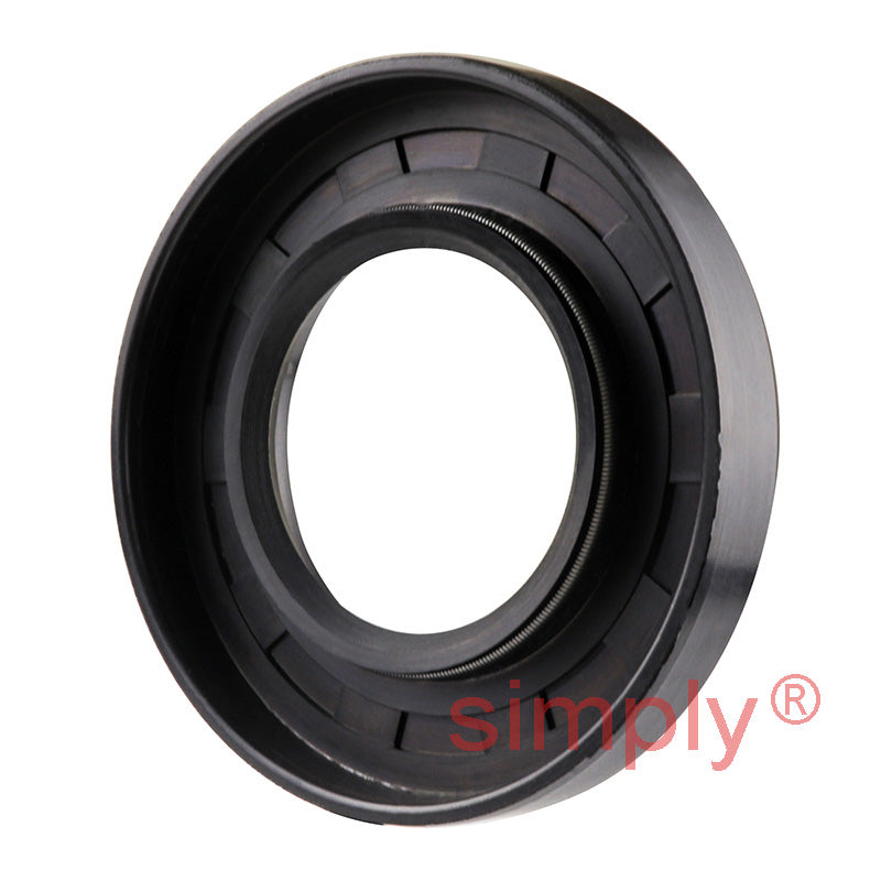 1.31x2.5x0.37 inch Nitrile Rubber Single Lip Rotary Shaft Oil Seal with Garter Spring R21 / SC