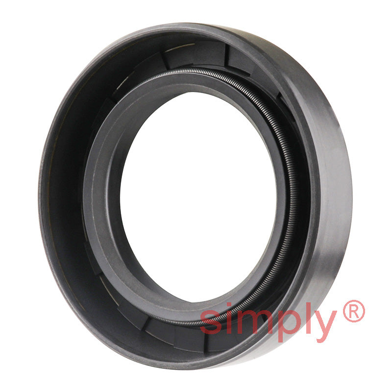 1.56x2.44x0.5 inch Nitrile Rubber Rotary Shaft Oil Seal with Garter Spring R23 / TC Style