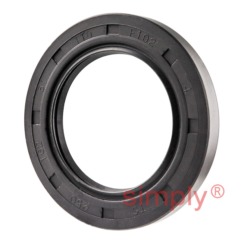 1.62x2.5x0.31 inch Nitrile Rubber Double Lip Rotary Shaft Oil Seal with Garter Spring R23 / TC Style