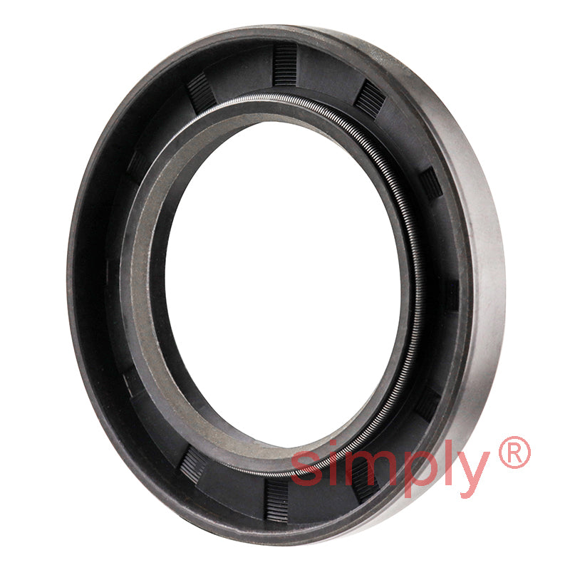 1.62x2.5x0.31 inch Nitrile Rubber Double Lip Rotary Shaft Oil Seal with Garter Spring R23 / TC Style