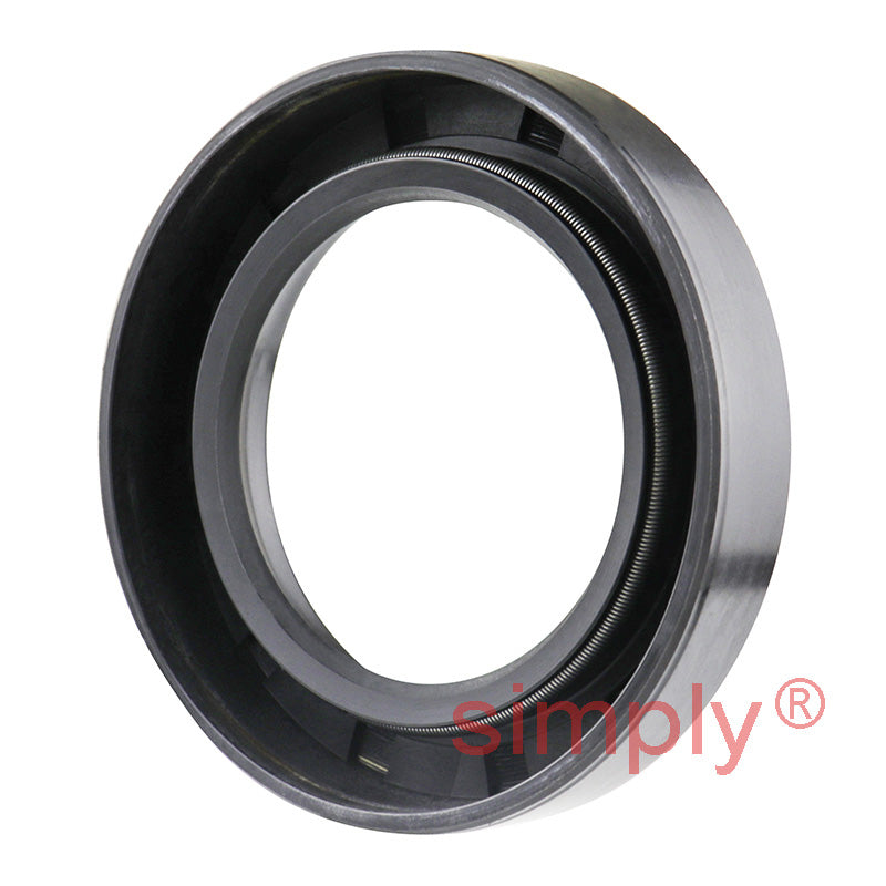 1.62x2.5x0.5 inch Nitrile Rubber Single Lip Rotary Shaft Oil Seal with Garter Spring R21 / SC