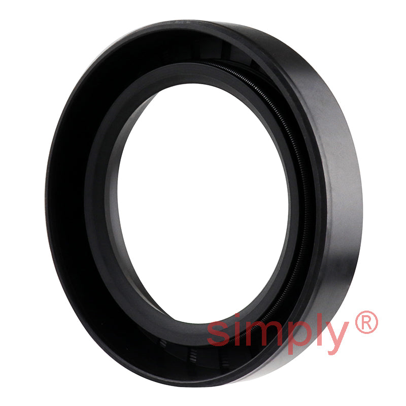 1.68x2.5x0.5 inch Nitrile Rubber Single Lip Rotary Shaft Oil Seal with Garter Spring R21 / SC