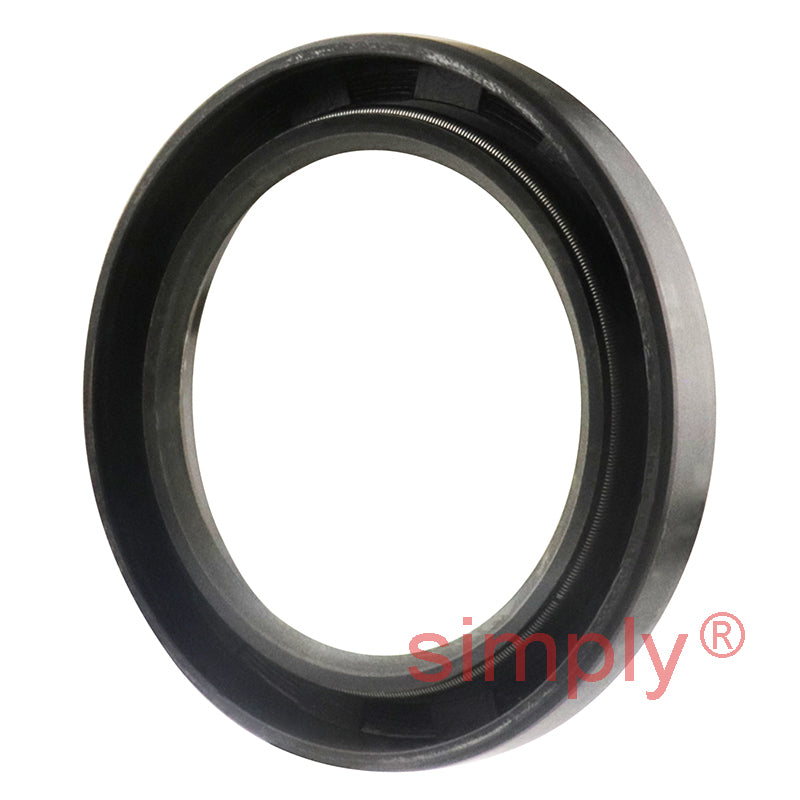 1.75x2.43x0.31 inch Nitrile Rubber Single Lip Rotary Shaft Oil Seal with Garter Spring R21 / SC