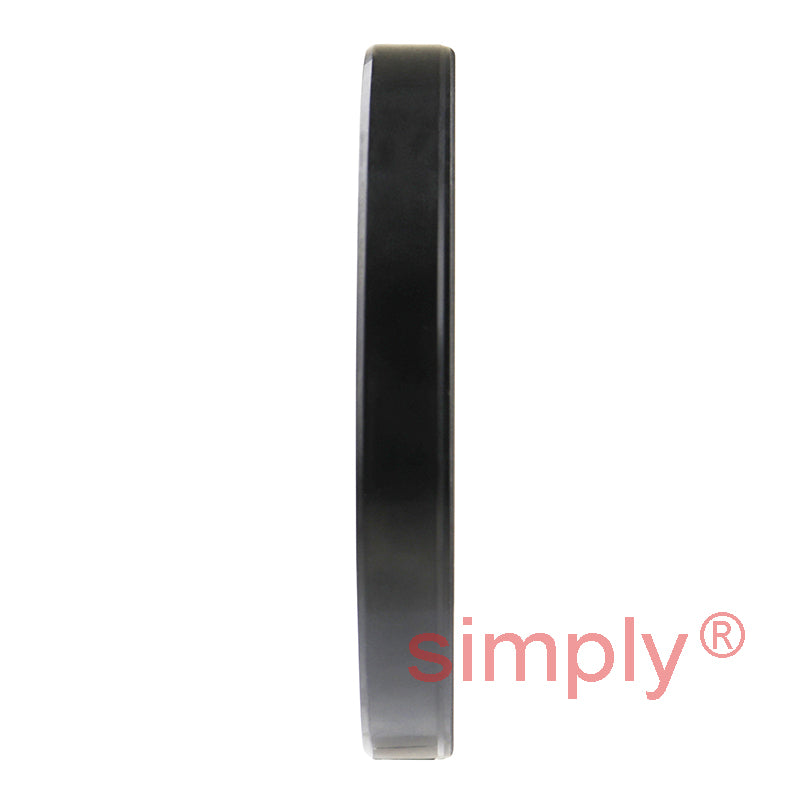 1.87x3x0.37 inch Nitrile Rubber Double Lip Rotary Shaft Oil Seal with Garter Spring R23 / TC Style