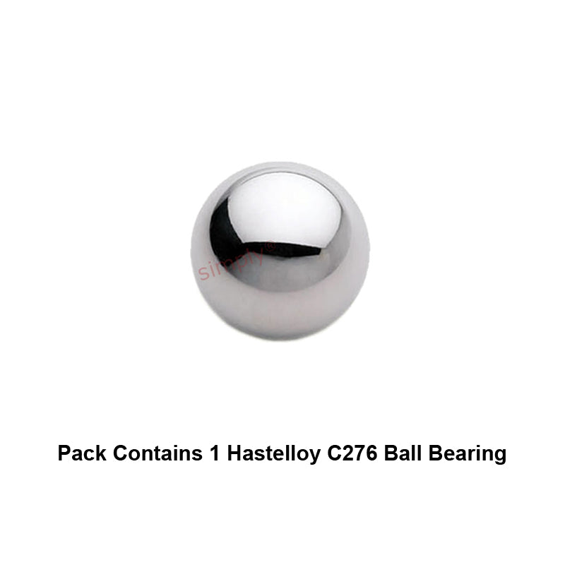 7/16 inch Diameter Hastelloy C276 Ball - Allow 1-2 Days