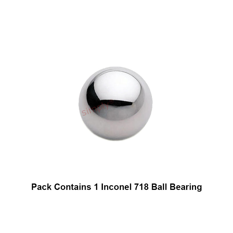 10mm Diameter Inconel 718 Ball - Allow 1-2 Days