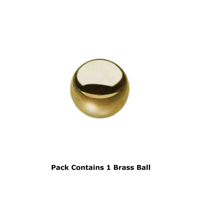 3/16 inch Diameter Brass Ball