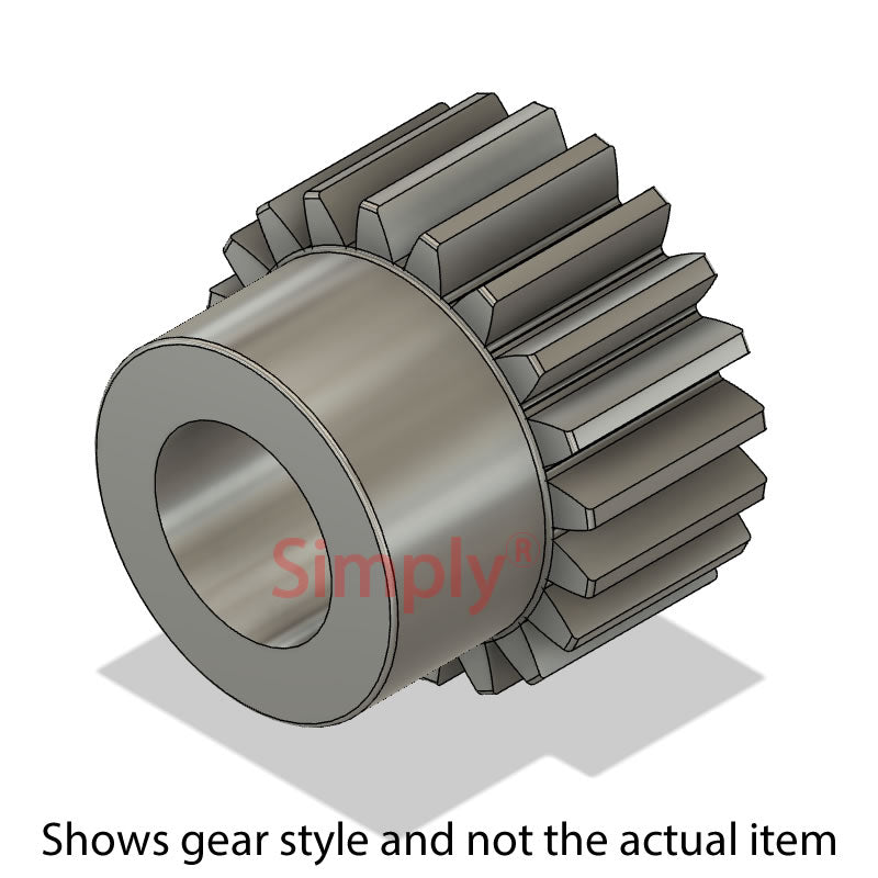 SS10/85B-12 Metric EN8 Spur Gear 85 Tooth 1 Mod Pilot Bored 14mm Or Smaller (H8)