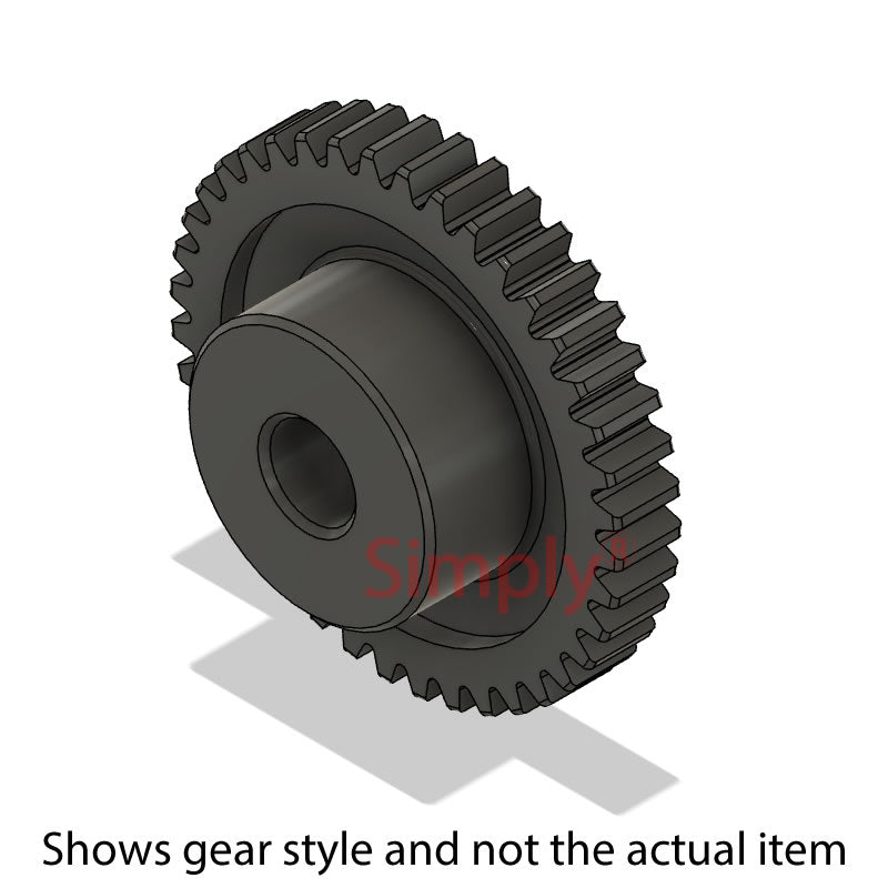 PS25/38B Metric Glass Filled Nylon Spur Gear 38 Tooth 2.5 Mod Pilot Bored 20mm