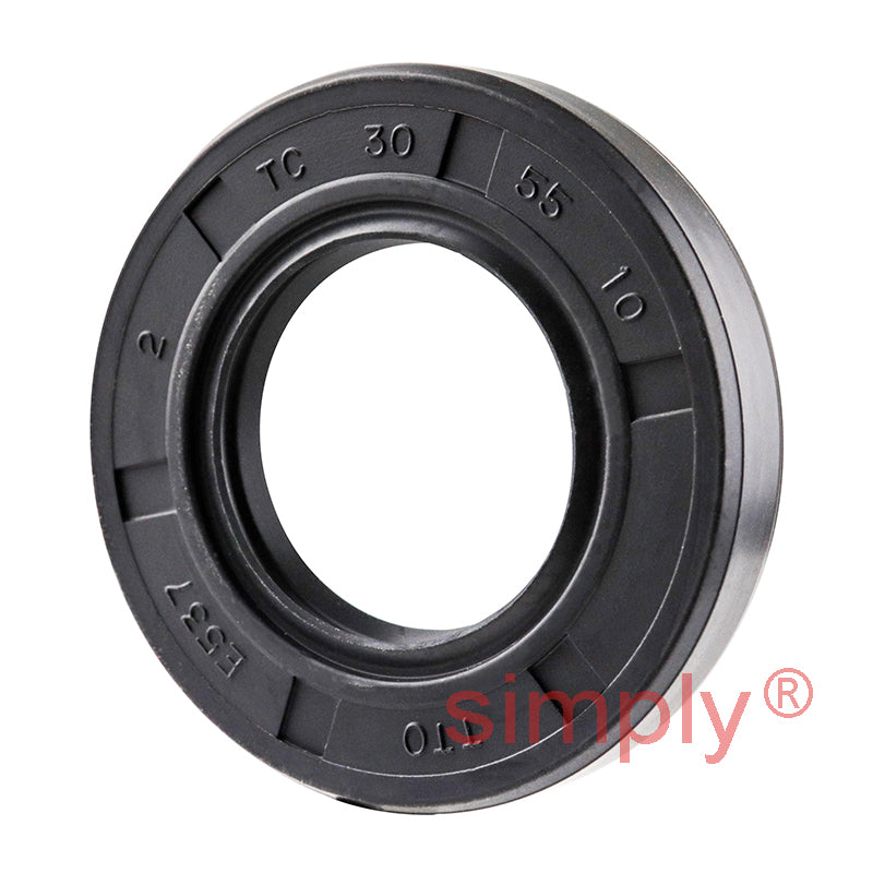 2.18x3.37x0.5 inch Nitrile Rubber Single Lip Rotary Shaft Oil Seal with Garter Spring R21 / SC Style