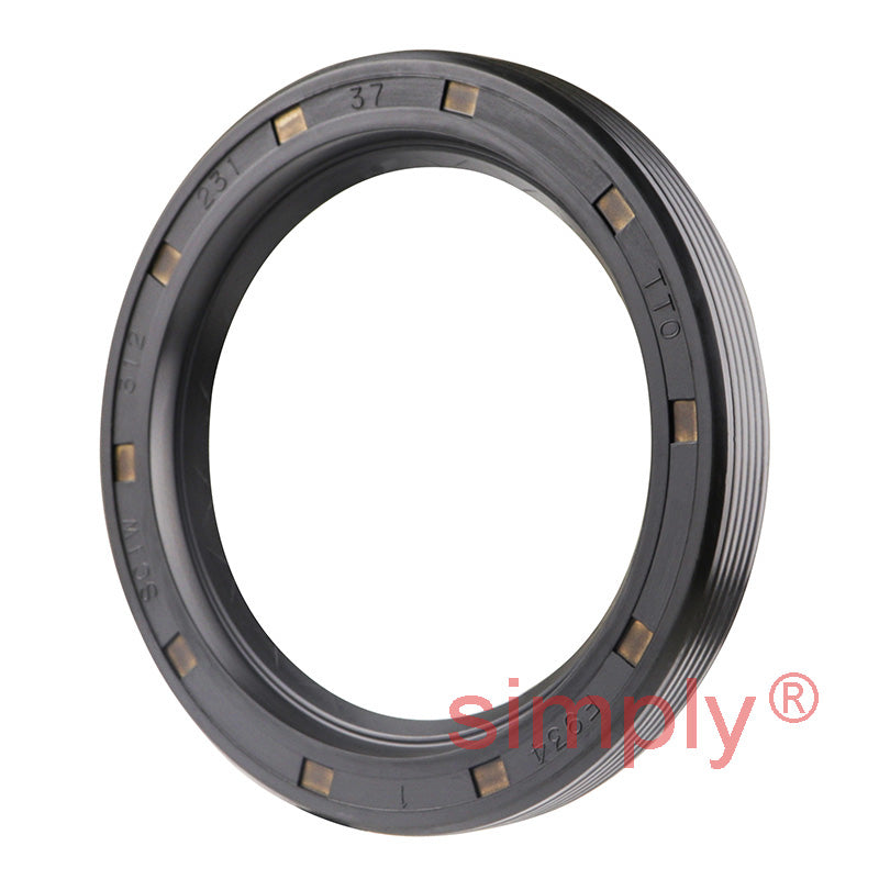 2.31x3.12x0.37 inch Nitrile Rubber Single Lip Rotary Shaft Oil Seal with Garter Spring R21 / SC
