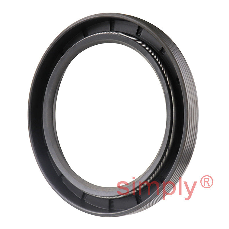2.31x3.12x0.37 inch Nitrile Rubber Single Lip Rotary Shaft Oil Seal with Garter Spring R21 / SC