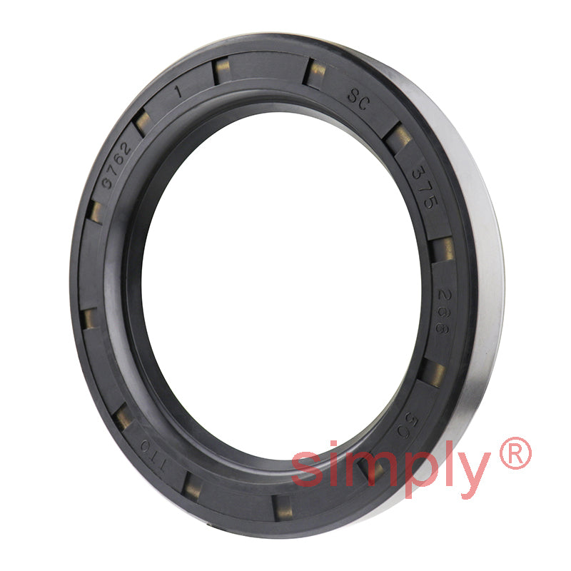 2.68x3.75x0.5 inch Nitrile Rubber Single Lip Rotary Shaft Oil Seal with Garter Spring R21 / SC