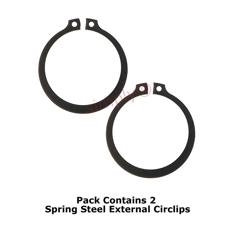 Heavy Duty External Circlip for 80mm Shaft Diameter Un-Sprung Diameter 74.5mm