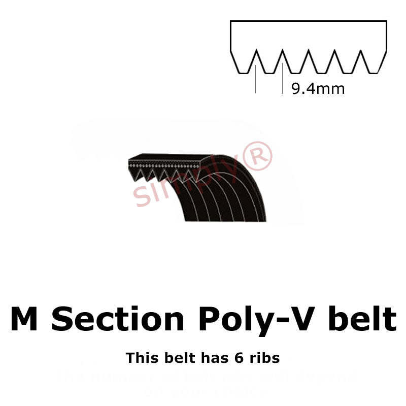9169PM/3610M Pix Poly V Multiple Ribbed Belt 9169mm/361 inch Length with 28 Ribs Allow 2-3 Days