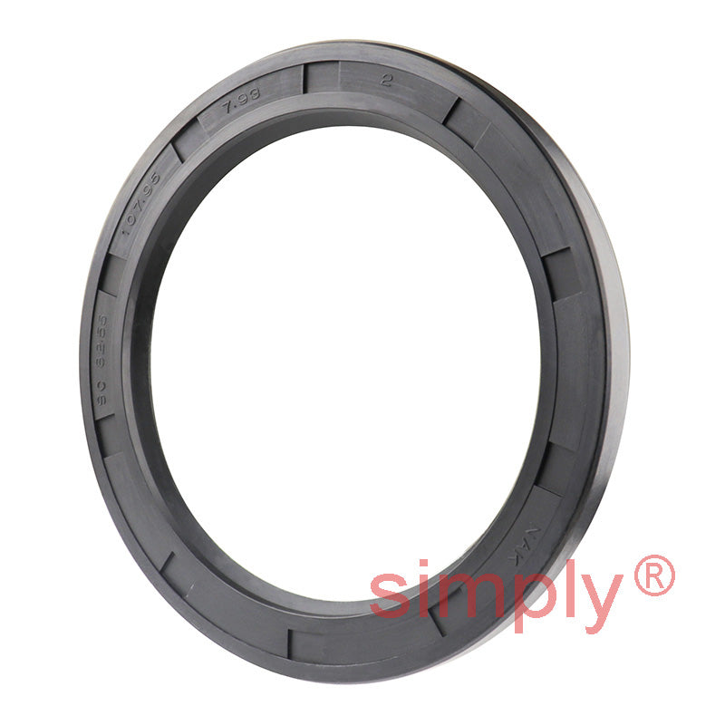 3.25x4.25x0.31 inch Nitrile Rubber Single Lip Rotary Shaft Oil Seal with Garter Spring R21 / SC