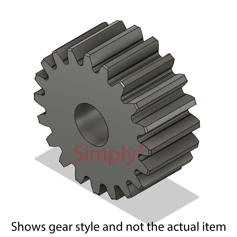SS30/55A-25 Metric EN8 Spur Gear 55 Tooth 3 Mod Pilot Bored 25mm (H8)
