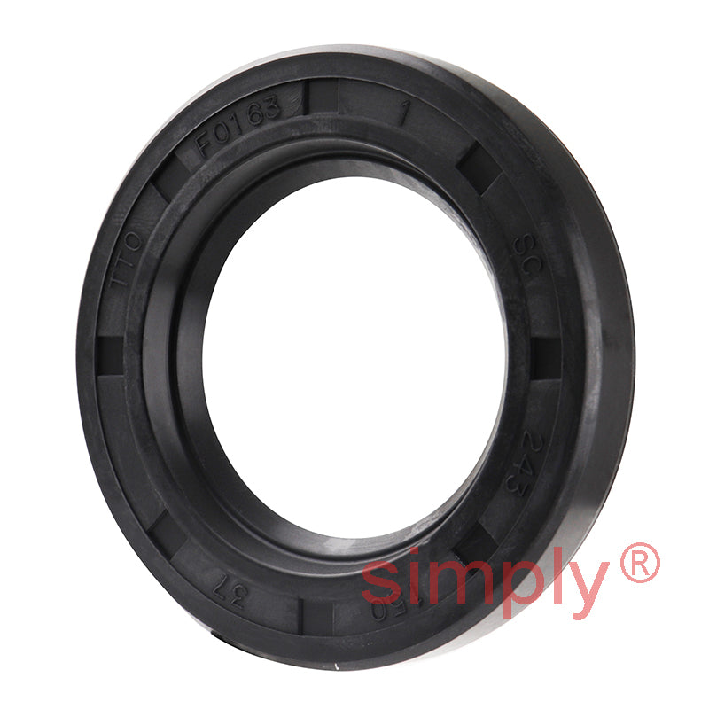 3x4x0.37 inch Nitrile Rubber Single Lip Rotary Shaft Oil Seal with Garter Spring R21 / SC