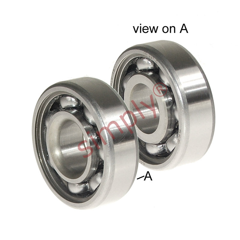 Major Branded 440146 Open Deep Groove Ball Bearing 16x42x13mm
