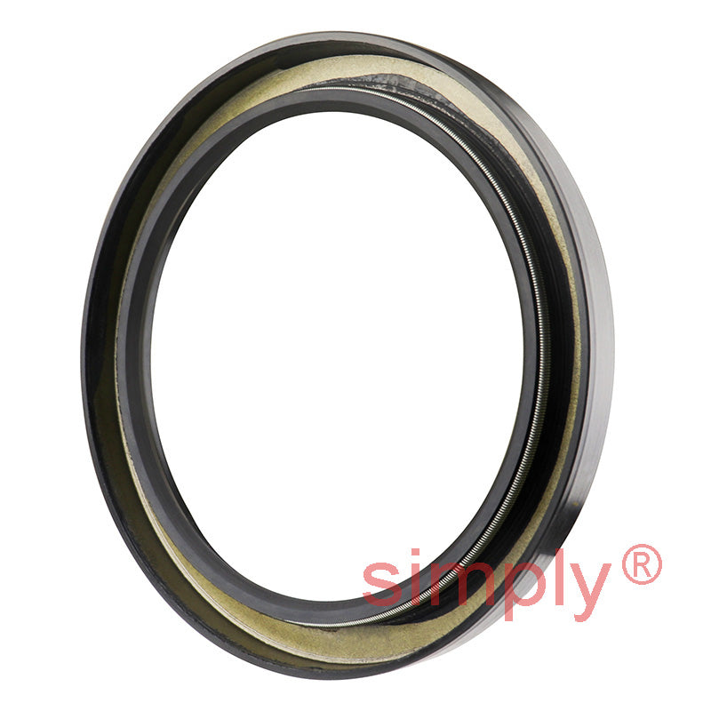 4.87x6.25x0.56 inch Nitrile Rubber Single Lip Rotary Shaft Oil Seal with Garter Spring R21 / SC